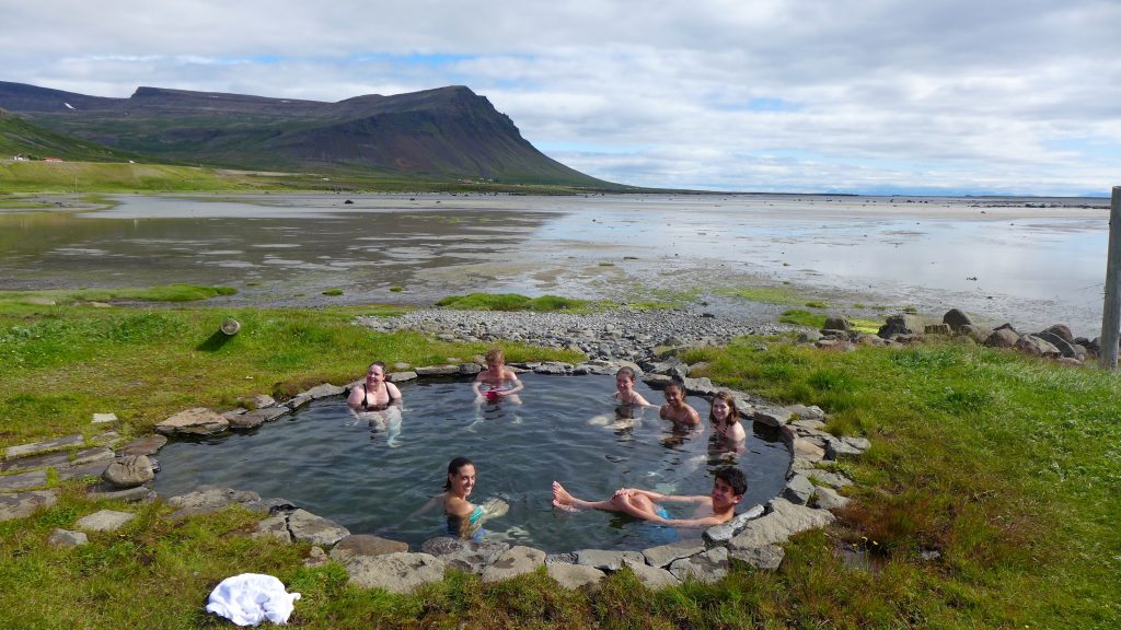 The thermal pool stop.